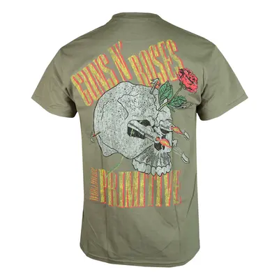 men's t-shirt PRIMITIVE x GUNS N' ROSES - Nightrain - safari green