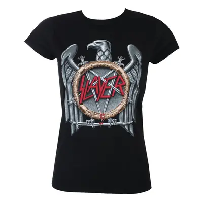 t-shirt metal women's Slayer - Silver Eagle - ROCK OFF