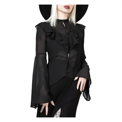 women's blouse KILLSTAR - Valentine's Heart - Black