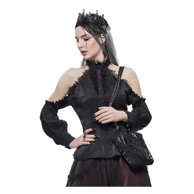 women's blouse DEVIL FASHION - Well-fitting Strapless Gothic