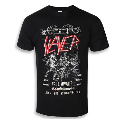 t-shirt metal men's Slayer - Vtge Flyer - ROCK OFF