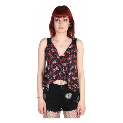 women's tank top KILLSTAR - Hellborn Blouse - Black