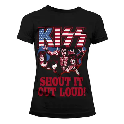 t-shirt metal women's Kiss - Shout It Out Loud - HYBRIS