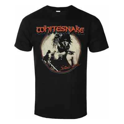 men's t-shirt WHITESNAKE - SLIDE - BLACK - PLASTIC HEAD