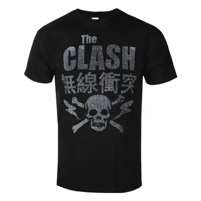 men's t-shirt Clash - Skull & Crossbone - BLACK - ROCK OFF