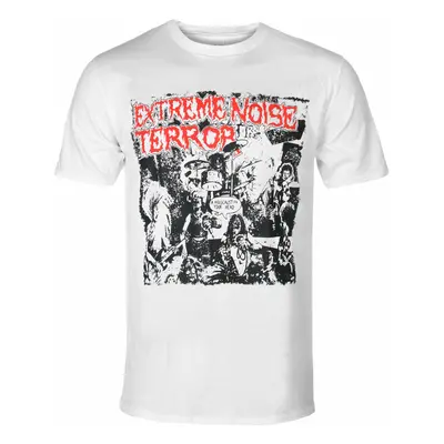 men's t-shirt EXTREME NOISE TERROR - HOLOCAUST - WHITE - PLASTIC HEAD