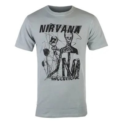 men's t-shirt Nirvana - Incesticide Stacked Logo - ROCK OFF