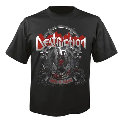 t-shirt metal men's Destruction - Born to perish - NUCLEAR BLAST