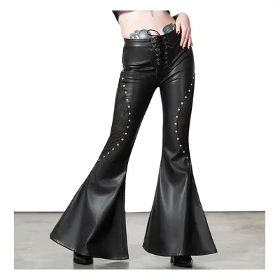 women's trousers KILLSTAR - Sabina's Sacred ce Flares - Black