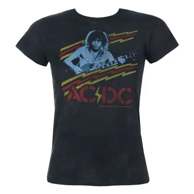 t-shirt metal women's AC-DC - CLASSIC ANGUS - LIQUID BLUE