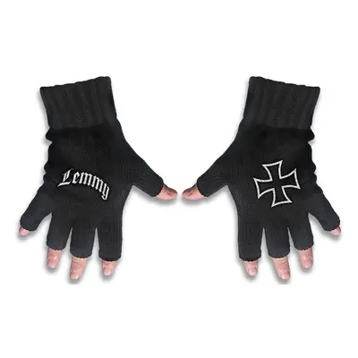 Fingerless Gloves Motörhead - LEMMY - LOGO & IRON CROSS - RAZAMATAZ