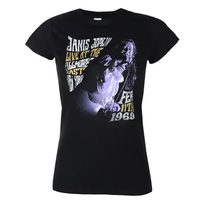 t-shirt metal women's Janis Joplin - FILLMORE EAST '68 - LIQUID BLUE