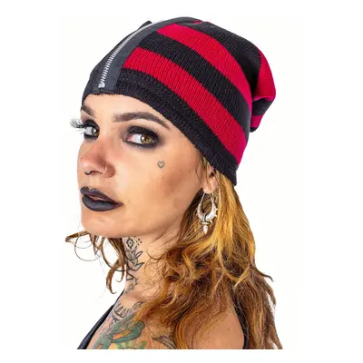 beanie CHEMICAL BLACK - TRACE - BLACK / RED