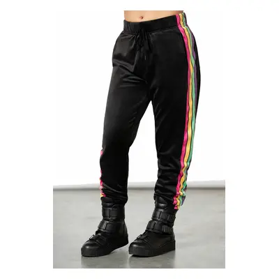 women's trousers (sweatpants) KILLSTAR - Coven Chill Velour - Black