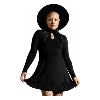 Women's dress KILLSTAR - Elissabat Collar - Black