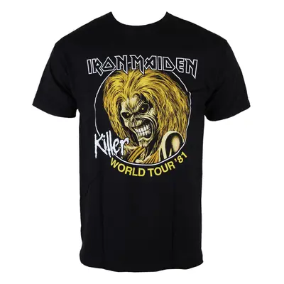 t-shirt metal men's Iron Maiden - Killers World Tour - ROCK OFF