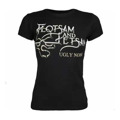 women's t-shirt Flotsam And Jetsam - Ugly Noise - Black - INDIEMERCH