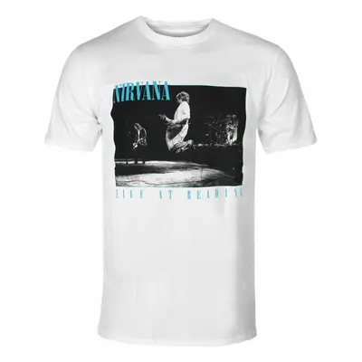 men's t-shirt Nirvana - Live in Reading - white