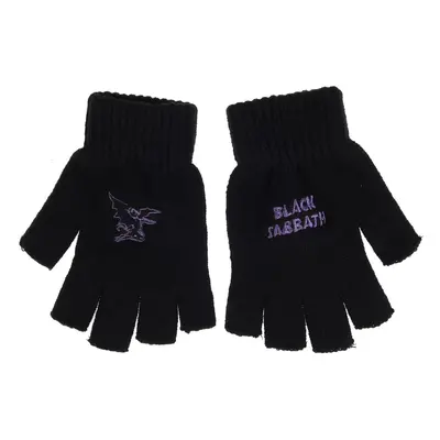 Gloves Black Sabbath - PURPLE LOGO & DEVIL - RAZAMATAZ