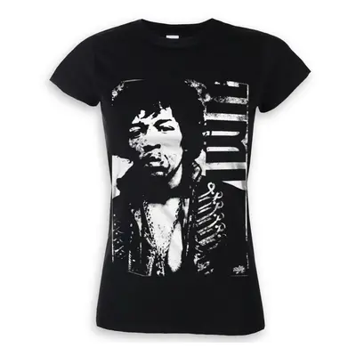 t-shirt metal women's Jimi Hendrix - Distressed - HYBRIS