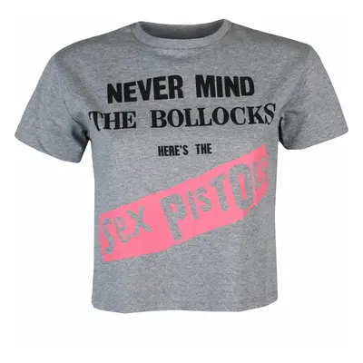 women's t-shirt (top) Sex Pistols - Never Mind the Bollocks - Original Album - GREY - ROCK OFF