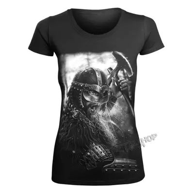 women's t-shirt VICTORY OR VALHALLA - VIKING WARRIOR