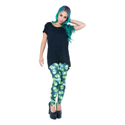 women's trousers (leggings) IRON FIST - AREA - BLACK