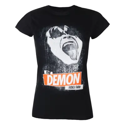 t-shirt metal women's Kiss - The Demon Rock God - ROCK OFF