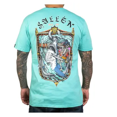 men's t-shirt SULLEN - PREMIUM - NAUTICAL CREST - BLUE TURQUOISE