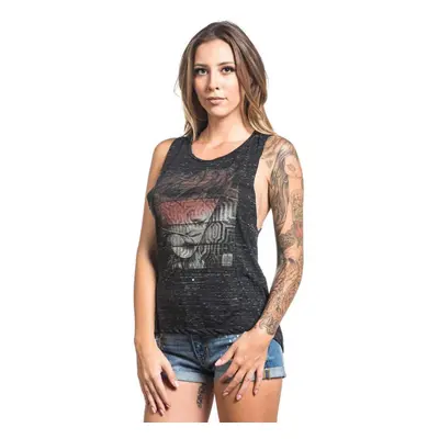 top women SULLEN - SYMMETRY BLIND - BLACK