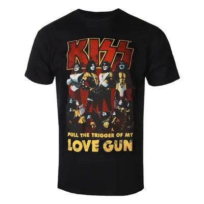 t-shirt metal men's Kiss - Love Gun - ROCK OFF