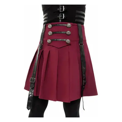 Women's skirt KILLSTAR - Dark Academy - BLOOD