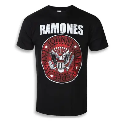 men's t-shirt Ramones - Red Fill Seal - ROCK OFF