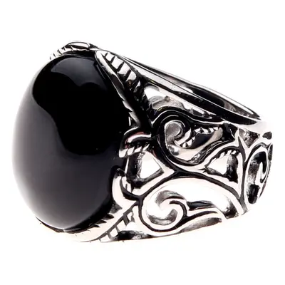 ring ETNOX - Big Black Ornament