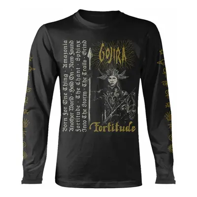 Men's t-shirt long sleeve GOJIRA - FORTITUDE TRACKLIST - ORGANIC - PLASTIC HEAD