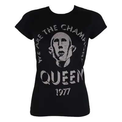 t-shirt metal women's Queen - We Are The Champions - ROCK OFF