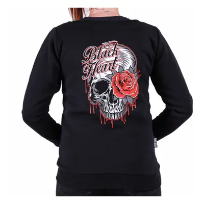 women's sweatshirt BLACK HEART - JAKSON - BLACK