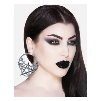 earrings KILLSTAR - Moonlit Hoop - Silver