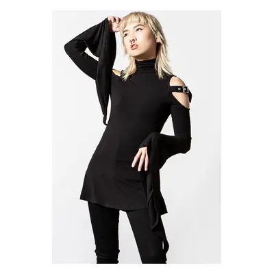 women's t-shirt long sleeve (tunic) KILLSTAR - Style - Black