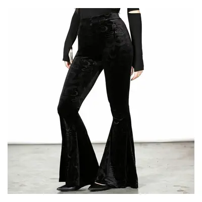 women's trousers KILLSTAR - Fang Flares - Black