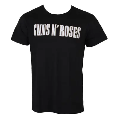 t-shirt metal men's Guns N' Roses - Logo & Bullet - ROCK OFF