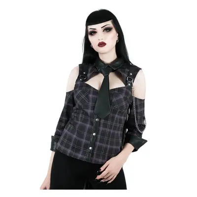 Women's shirt KILLSTAR - Kalista Teachers Pet - TARTAN