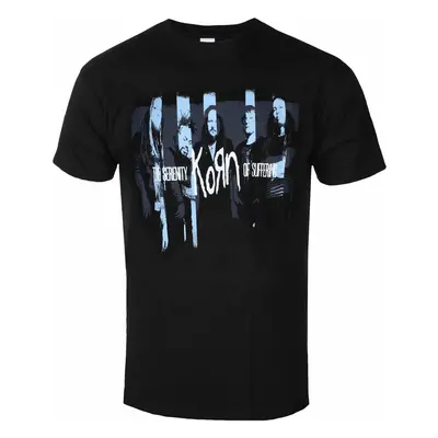 Men's t-shirt Korn - Block - Black - ROCK OFF