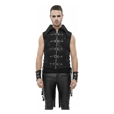 men's vest DEVIL FASHION - Deus Punk Buckled