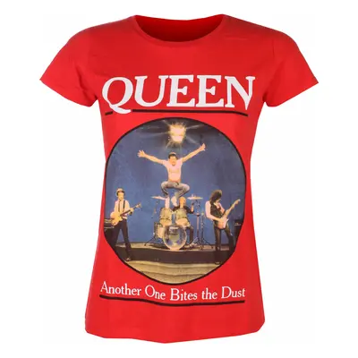 women's t-shirt Queen - Another One Bites The Dust RED - ROCK OFF