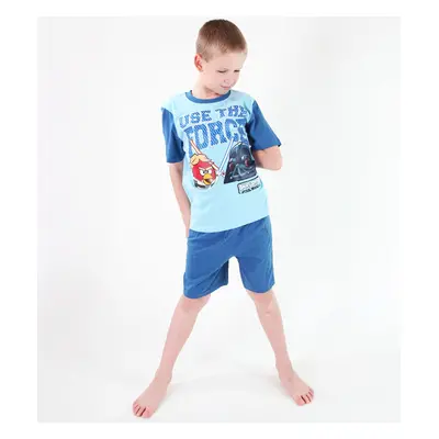 boys' pajamas TV MANIA - Angry Birds / Star Wars - Turquise