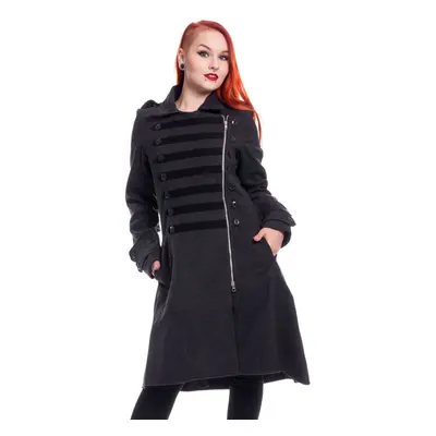 Women's Coat POIZEN INDUSTRIES - DARK ROMANCE - GREY