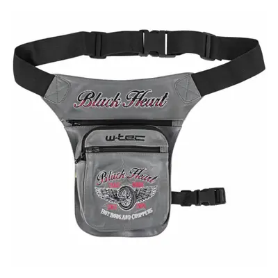 Bag (bum bag/ hip pack) BLACK HEART - WINGS