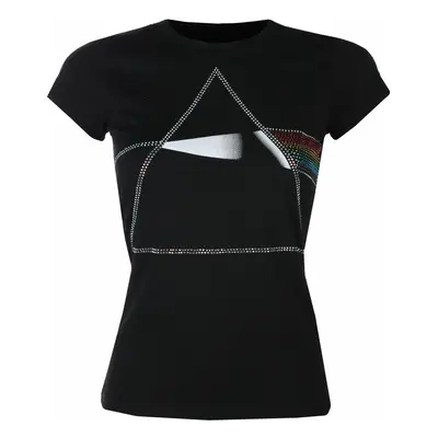 women's t-shirt Pink Floyd - DSOTM Diamante - BLACK - ROCK OFF