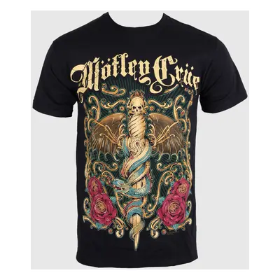 t-shirt men Mötley Crue - Exquisite Dagger - Black - ROCK OFF